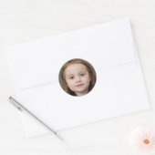 Sticker Rond Gardez-le simple (Enveloppe)