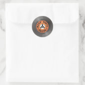 Sticker Rond Gardez le vinyle vivant (Sac)
