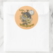 Sticker Rond Gardien du temps (Sac)