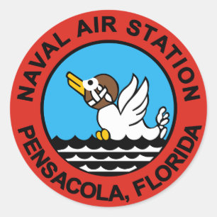 Sticker Rond Gare Aérienne Navale Pensacola