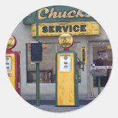 Sticker Rond Gare ancienne (Devant)