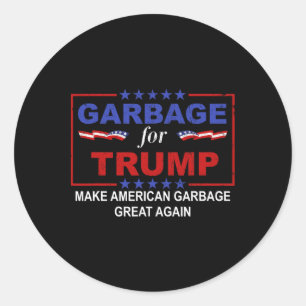 Sticker Rond Garge pour Trump Faire de nouveau grande la Garge
