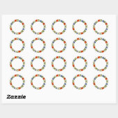 Sticker Rond Garland (Feuille)