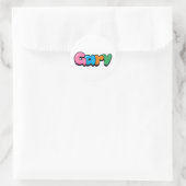 Sticker Rond Gary (Sac)