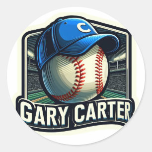 STICKER ROND GARY CARTER
