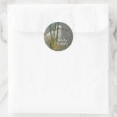 Sticker Rond Garza blanca (Sac)
