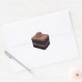 Sticker Rond Gâteau au chocolat (Enveloppe)