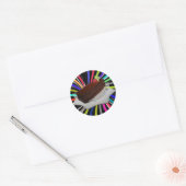 Sticker Rond Gâteau au chocolat (Enveloppe)