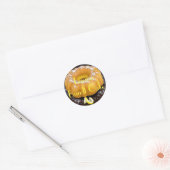 Sticker Rond Gâteau au citron (Enveloppe)