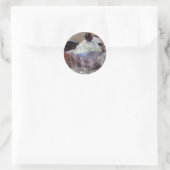 Sticker Rond Gâteau cupcake glaçé élégant (Sac)