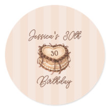 Gâteau d'anniversaire Coquette Heart