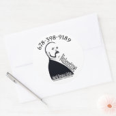 Sticker Rond Gâteaux de Saint-Valentin (Enveloppe)