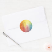 Sticker Rond Gathering in the Light (Enveloppe)