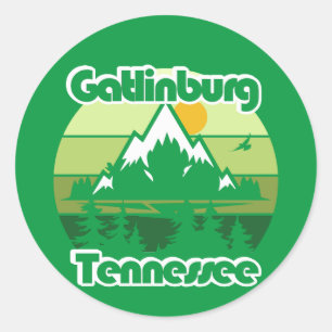 Sticker Rond Gatlinburg Tennessee