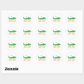 Sticker Rond Gator (Feuille)