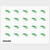 Sticker Rond Gator (Feuille)