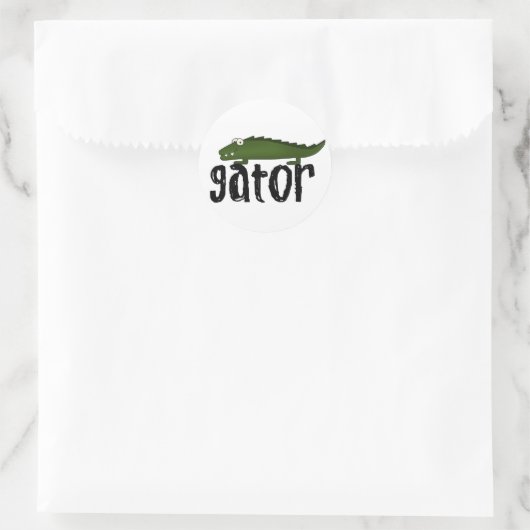 Sticker Rond Gator (Sac)