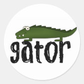 Sticker Rond Gator (Devant)