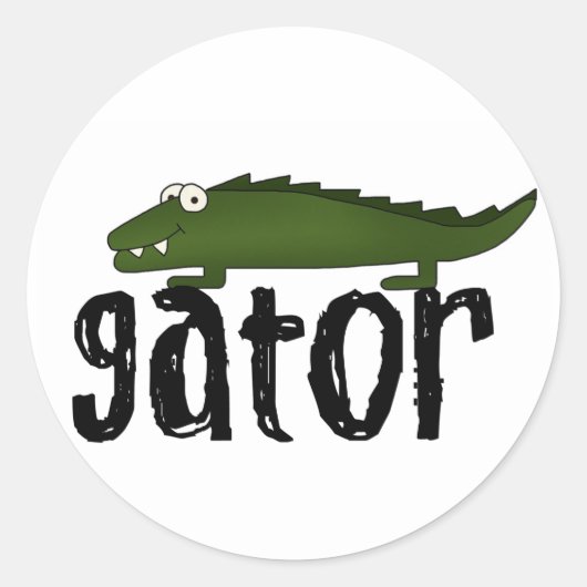 Sticker Rond Gator (Devant)