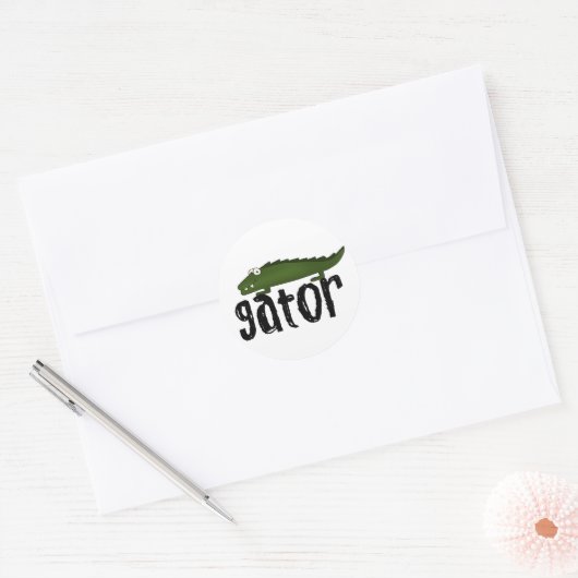 Sticker Rond Gator (Enveloppe)