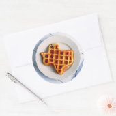 Sticker Rond gaufre texane (Enveloppe)