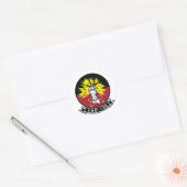 Sticker Rond Gauntlets VAQ-136 (Enveloppe)