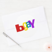 Sticker Rond Gay (Enveloppe)