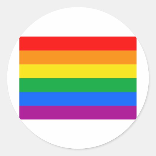 STICKER ROND GAY FLAG ORIGINAL (Devant)