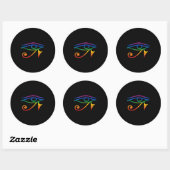 Sticker Rond Gay Goth Pride (Feuille)