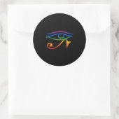 Sticker Rond Gay Goth Pride (Sac)