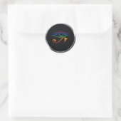 STICKER ROND GAY GOTH PRIDE MEDALLION (Sac)