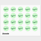 Sticker Rond Gay Papa (Feuille)