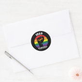 Sticker Rond Gay pride du souvenir de Stonewall Riot (Enveloppe)