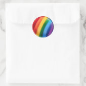 STICKER ROND GAY PRIDE —RAINBOW (Sac)