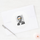 Sticker Rond Gaybraham Lincoln (Enveloppe)