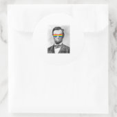 Sticker Rond Gaybraham Lincoln (Sac)