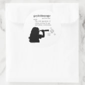 STICKER ROND GAYLEIDOSCOPE (Sac)