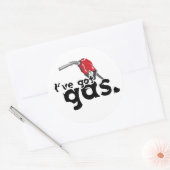 Sticker Rond Gaz obtenu (Enveloppe)