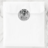 Sticker Rond GC | Vintage lustre Gris (Sac)