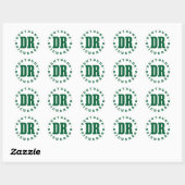Sticker Rond GDR / DDR Railway - Deutsche Reichsbahn Sign (Feuille)