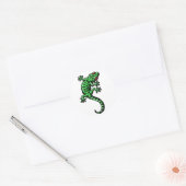 Sticker Rond gecko (Enveloppe)
