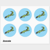 Sticker Rond Gecko Gold Dust Day (Feuille)
