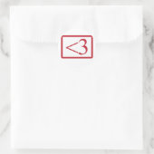 Sticker Rond Geek (Sac)