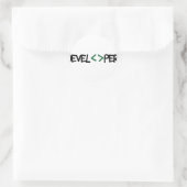 Sticker Rond Geek / Jeux (Sac)