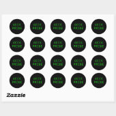 STICKER ROND GEEK PRIDE (Feuille)