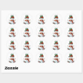 STICKER ROND GELÉE (Feuille)