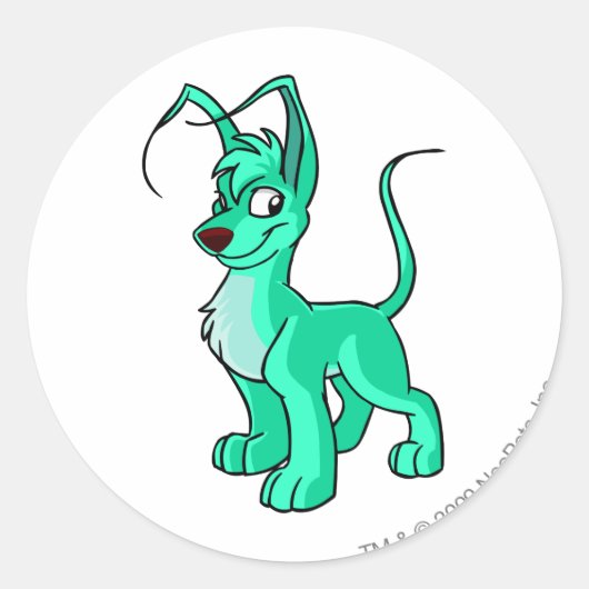 Sticker Rond Gelert Green (Devant)