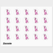Sticker Rond Gelert Pink (Feuille)
