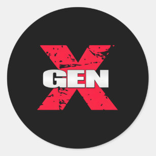Sticker Rond Gen X