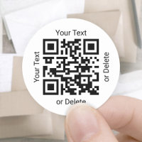 Générateur de code QR Entreprise Promotionnel Blan